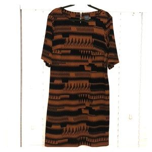 Rust and Navy Chic Dress 18W